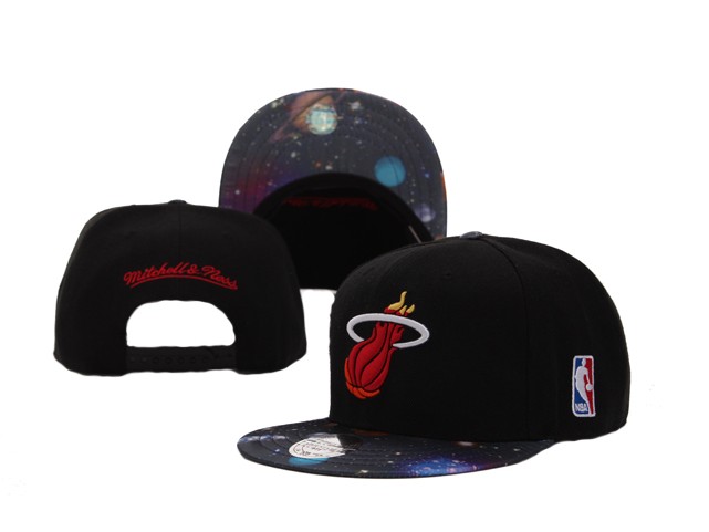 NBA Maimi Heat M&N Snapback Hat id36